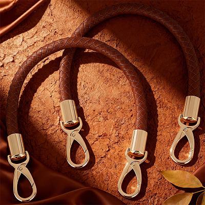 2Pcs PU Leather Bag Handles DIY-CL0001-95A-1