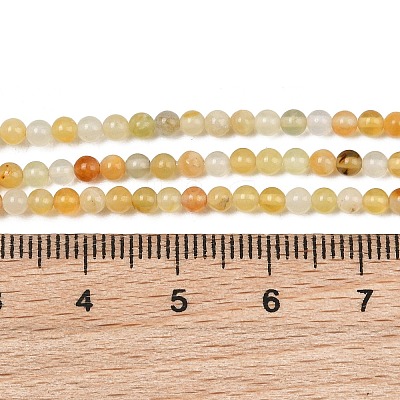 Natural Xiuyan Jade Beads Strands GG-CBA0389-A01-3mm-1