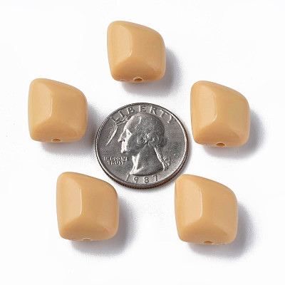 Opaque Acrylic Beads MACR-S373-15A-A13-1
