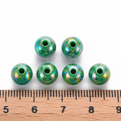 Opaque Acrylic Beads MACR-S370-D8mm-24-1