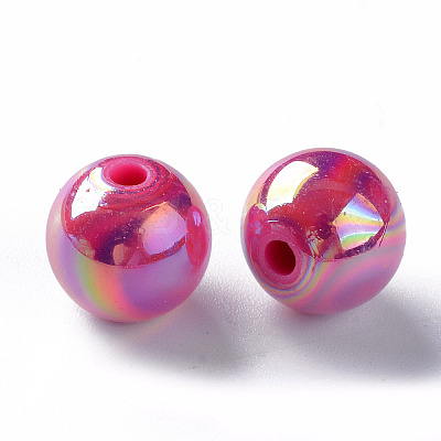 Opaque Acrylic Beads X-MACR-S370-D12mm-A13-1