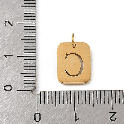 304 Stainless Steel Charms STAS-R001-01G-C-1