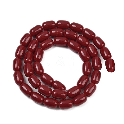 Opaque Glass Beads Strands X-GLAA-Z015-02G-1