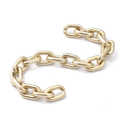 Handmade Spray Painted CCB Cable Chains AJEW-JB00719-1