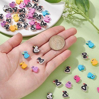 Handmade Polymer Clay Beads CLAY-CJ0001-76-1