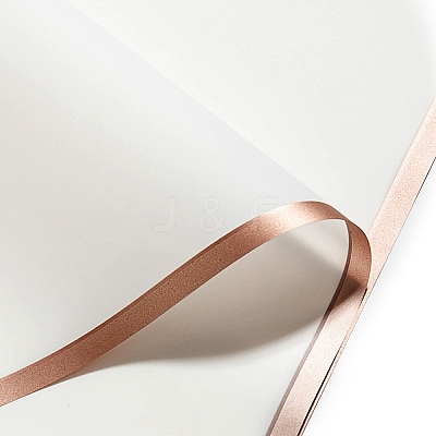 20 Sheets Gold Edge Waterproof PVC Gift Wrapping Paper PAAG-PW0001-018B-1