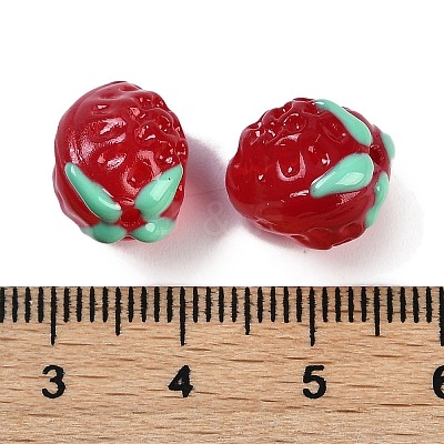 Handmade Lampwork Beads Strand LAMP-I027-10E-1