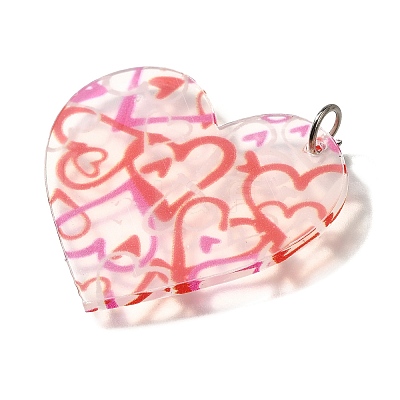 Printed Acrylic Pendants FIND-B045-22B-1