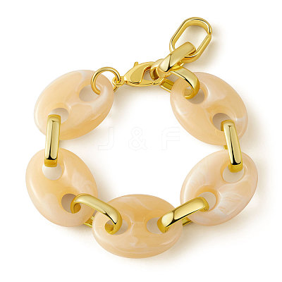 Resin Link Chain Bracelets for Women FS-WG76DA2-05-1