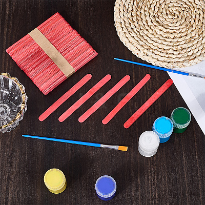 2 Sets Wood Craft Sticks DIY-CP0012-28B-1
