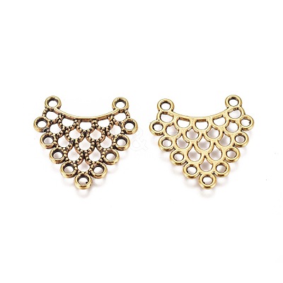 Tibetan Style Links TIBEP-EA207Y-AG-LF-1
