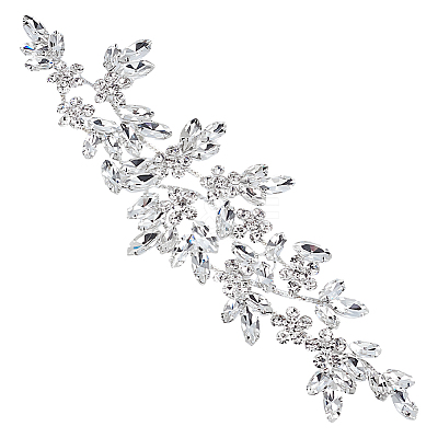 1Pc Rhinestone Cloth Patches AJEW-FG0004-59B-1