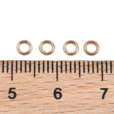 304 Stainless Steel Open Jump Rings SA-CBAF81C-01C-RG-1