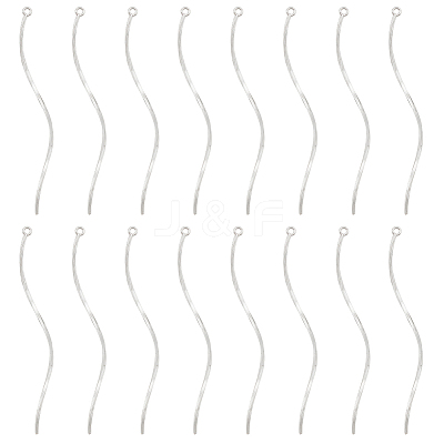 16Pcs Brass Pendants KK-BC0011-62P-1