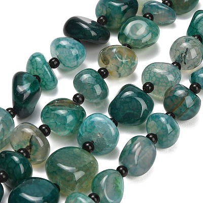 Natural Dragon Veins Agate Beads Strands GG-L001-I01-01C-1