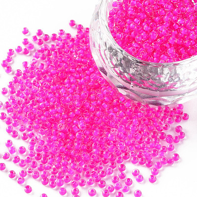 11/0 Grade A Transparent Glass Seed Beads X-SEED-N001-D-207-1