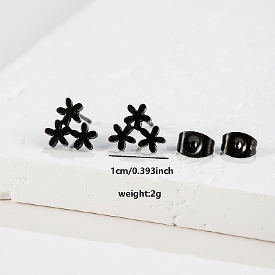 201 Stainless Steel Stud Earrings FS-WGB18B1-24-1
