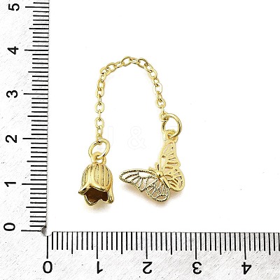 Brass Pendants KK-K300-08G-1
