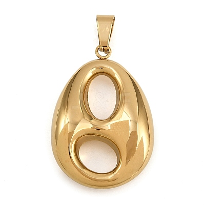 304 Stainless Steel Pendants STAS-P407-04E-G-1