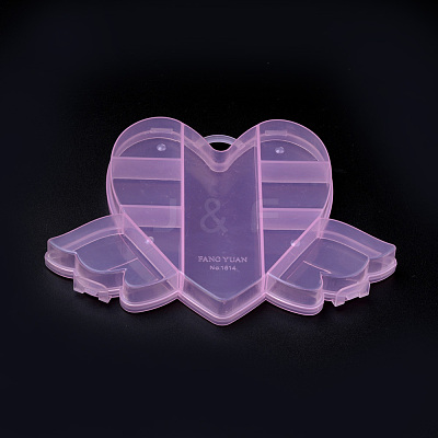 Flying Heart Plastic Bead Storage Containers CON-Q023-11A-1