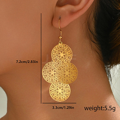 Iron Dangle Earrings XW0949-1-1