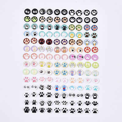 Glass Cabochons GGLA-R040-12mm-05-1