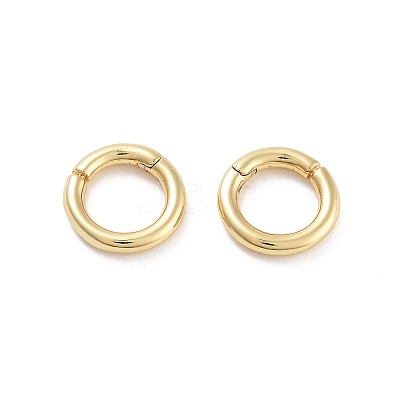 Rack Plating Brass Twister Clasp KK-G512-09B-G-1