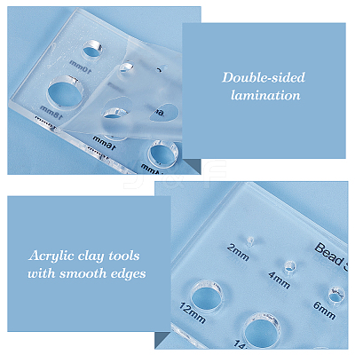 Acrylic Measuring Tool TOOL-WH0053-28-1