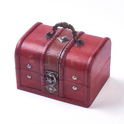 Wood Jewelry Box AJEW-WH0105-96-1