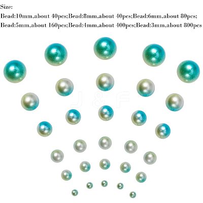 Imitation Pearl Acrylic Beads OACR-PH0001-06B-1