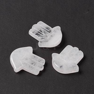 Natural Quartz Crystal Cabochons G-E579-04D-1