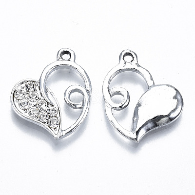UV Plated Alloy Pendants X-PALLOY-S181-018-RS-1
