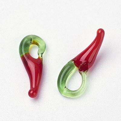 Handmade Lampwork Pendants X-LAMP-S126-2-1