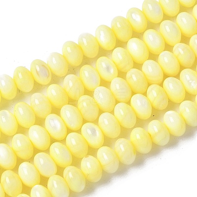 Natural Freshwater Shell Beads Strands SSHEL-C013-07C-1