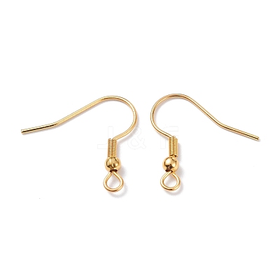 304 Stainless Steel Earring Hooks X-STAS-T031-17G-1