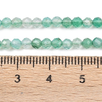 Natural Green Onyx Agate Beads Strands G-L633-A01-3mm-1