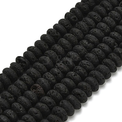 Natural Lava Rock Beads Strands G-L635-A25-4x2mm-1