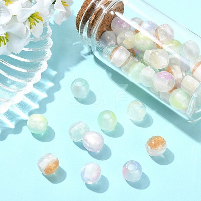 Pearlized Resin European Beads RESI-CJC0022-09-1