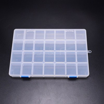 Rectangle PP Plastic Bead Storage Container CON-WH0080-80-1