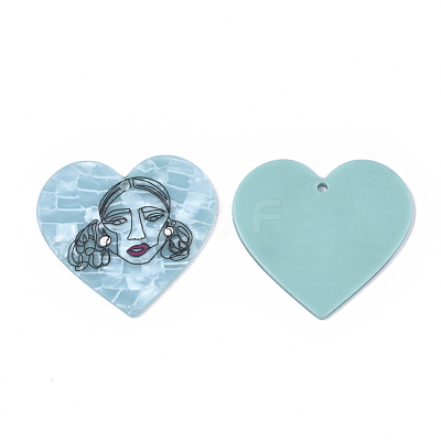 Acrylic Pendants X-KY-S163-081-1