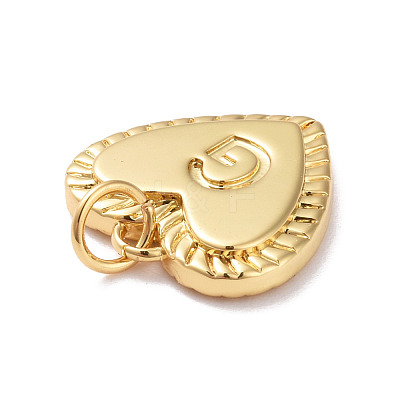 Rack Plating Real 18K Gold Plated Brass Pendants KK-E260-01G-G-1