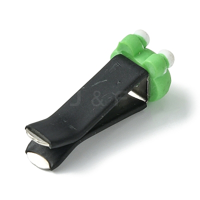 Frog Shape Opaque Resin Car Air Vent Clips JEWB-BR00151-02-1