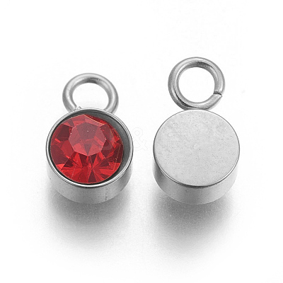 Glass Rhinestone Charms STAS-F189-P11-1