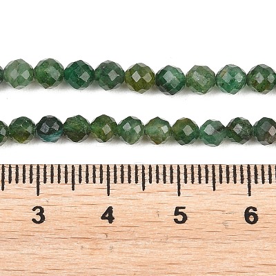 Natural Fuchsite Beads Strands G-RM250101-C33-1