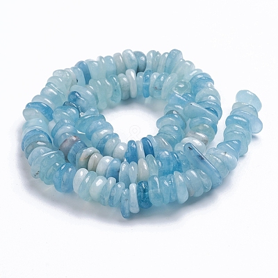Natural Aquamarine Beads Strands X-G-G841-B09-1