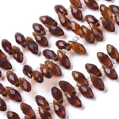 Crystal Glass Beads Strands GLAA-D033-27-1
