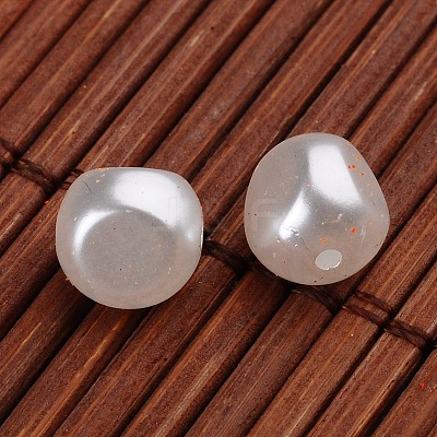 Nuggets Imitation Pearl Acrylic Beads  OACR-L004-3387-1