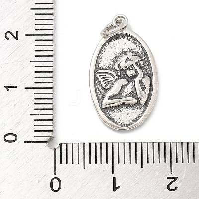 925 Sterling Silver Pendants STER-R008-04AS-04-1