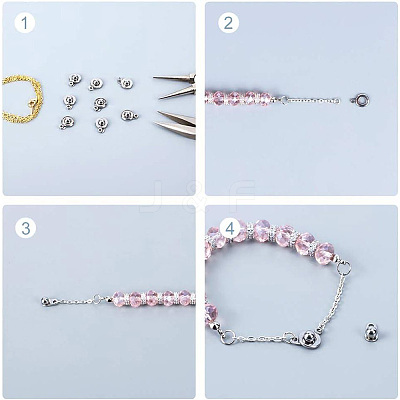 20Pcs 201 Stainless Steel Snap Clasps STAS-GO0001-18S-1