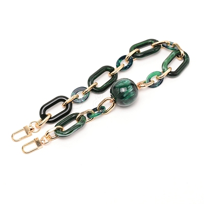 Acrylic Curb Chain Bag Strap FIND-WH0092-27-1